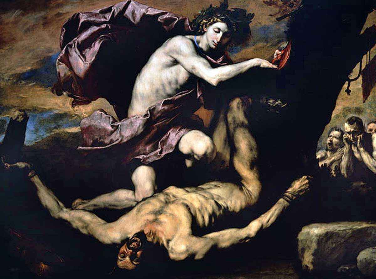 famous artist ribera apollo painting