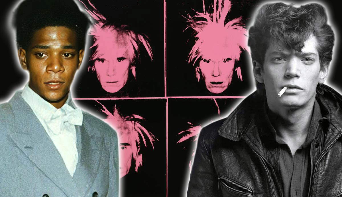 Jean-Michel Basquiat, Andy Warhol, Robert Mapplethorpe portraits
