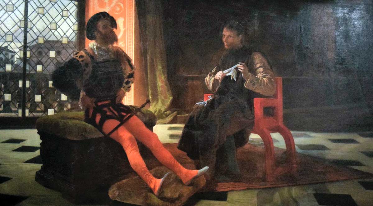 federico faruffini cesare and machiavelli