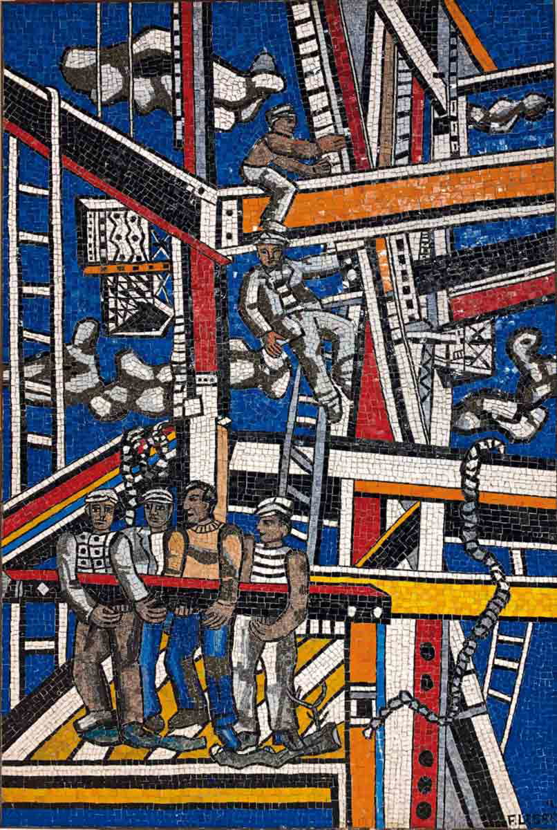 fernand léger construction workers mosaic