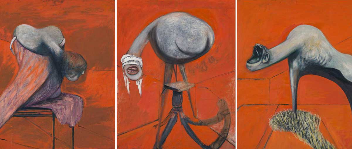 francis bacon three studies painting