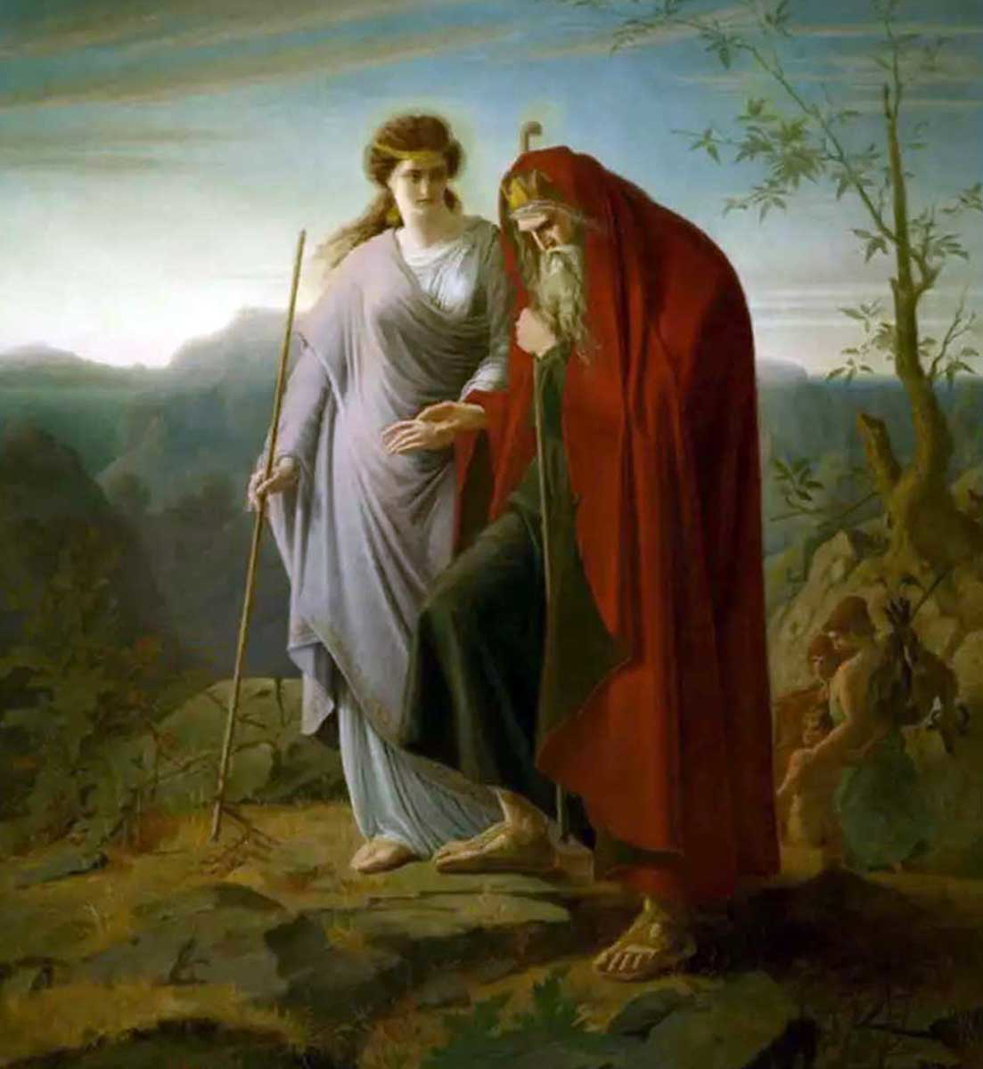 franz dietrich oedipus antigone painting