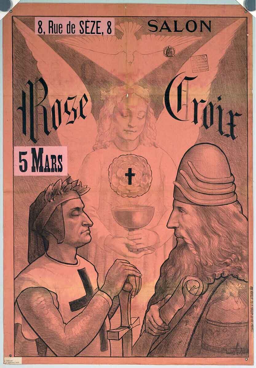 gabriel albinet salon rose croix dante leonardo