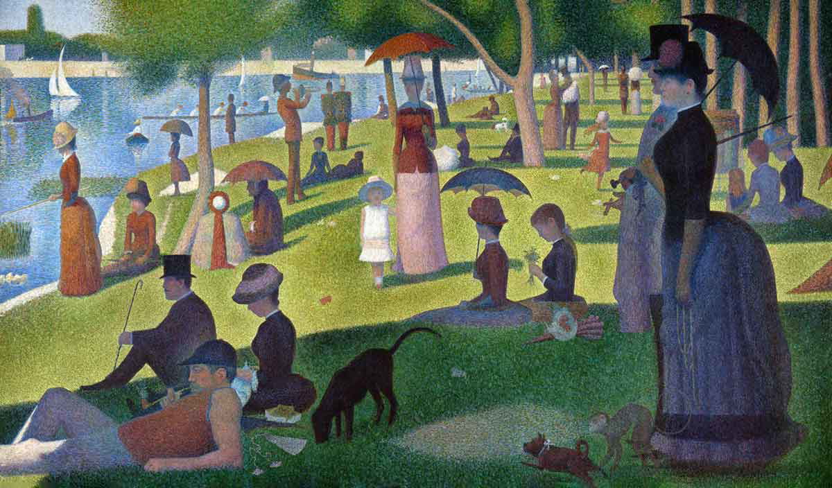 georges seurat sunday on la grande painting