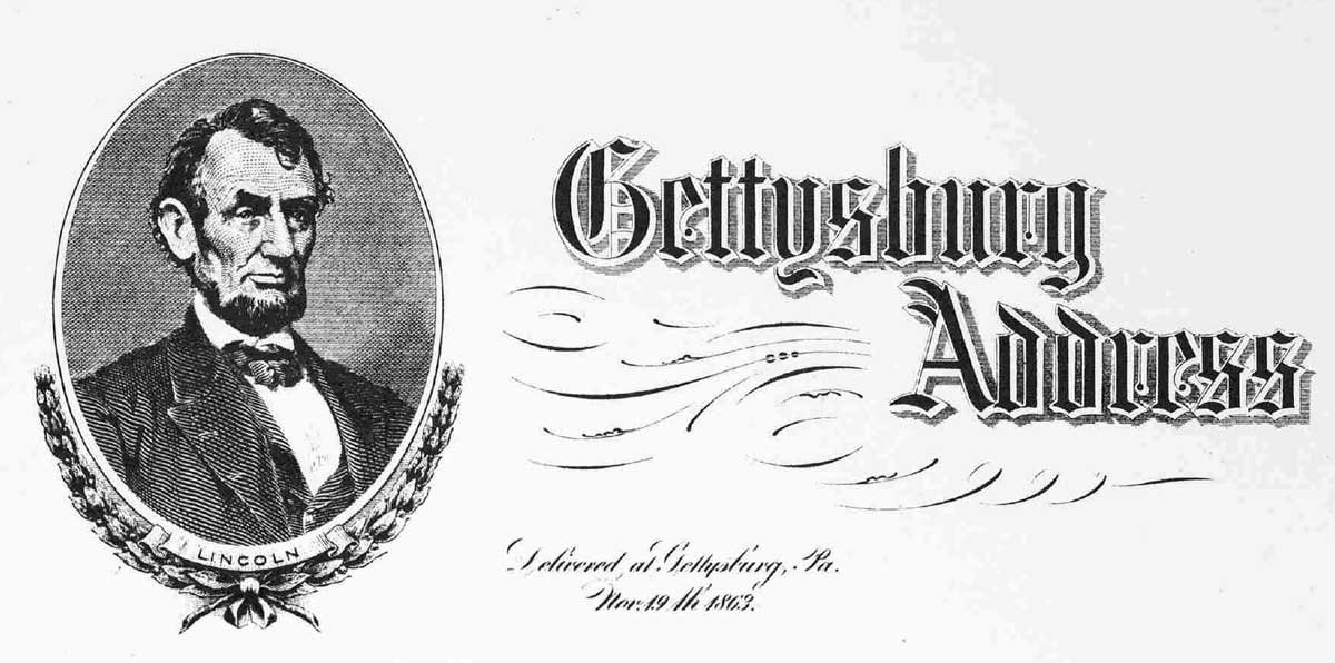 Gettysburg Address broadside, Library of Congress Rare Book and Special Collections