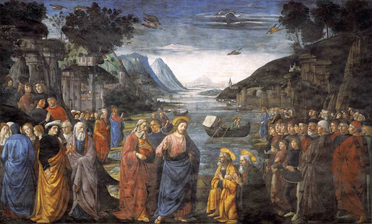 ghirlandaio calling of the apostles