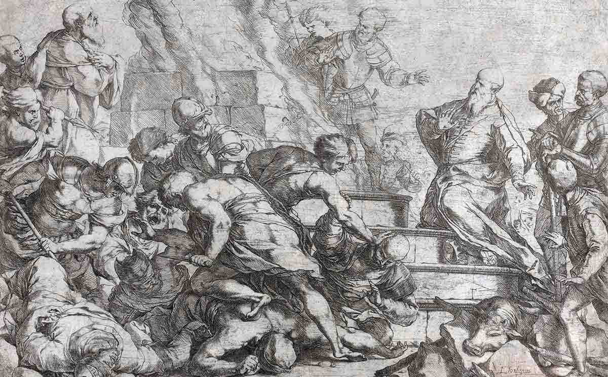 giordano the sacrifice of elijah engraving