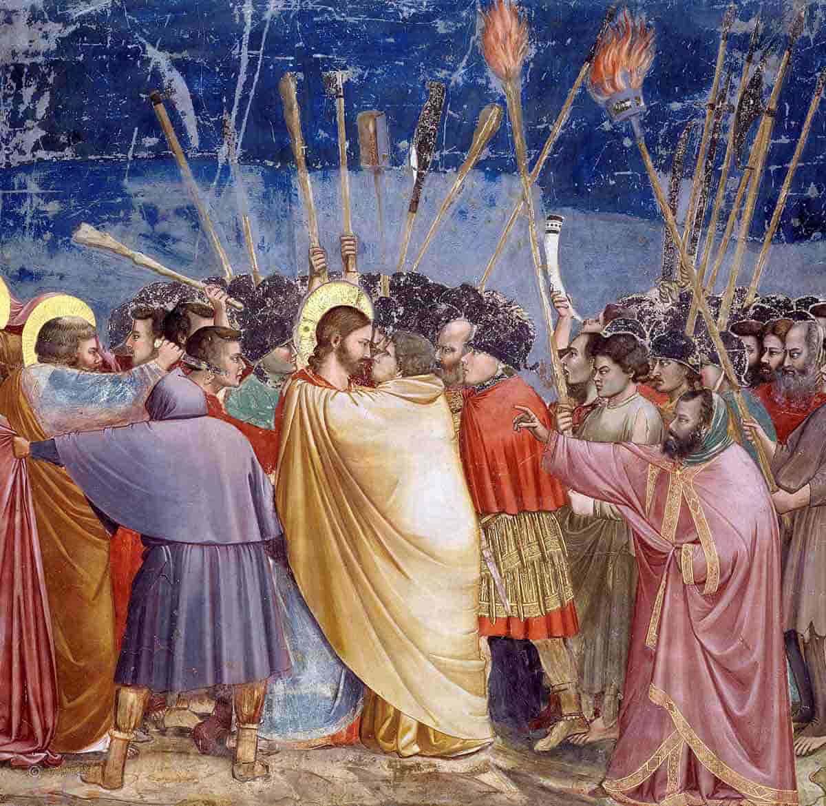 giotto judas kiss christs passion