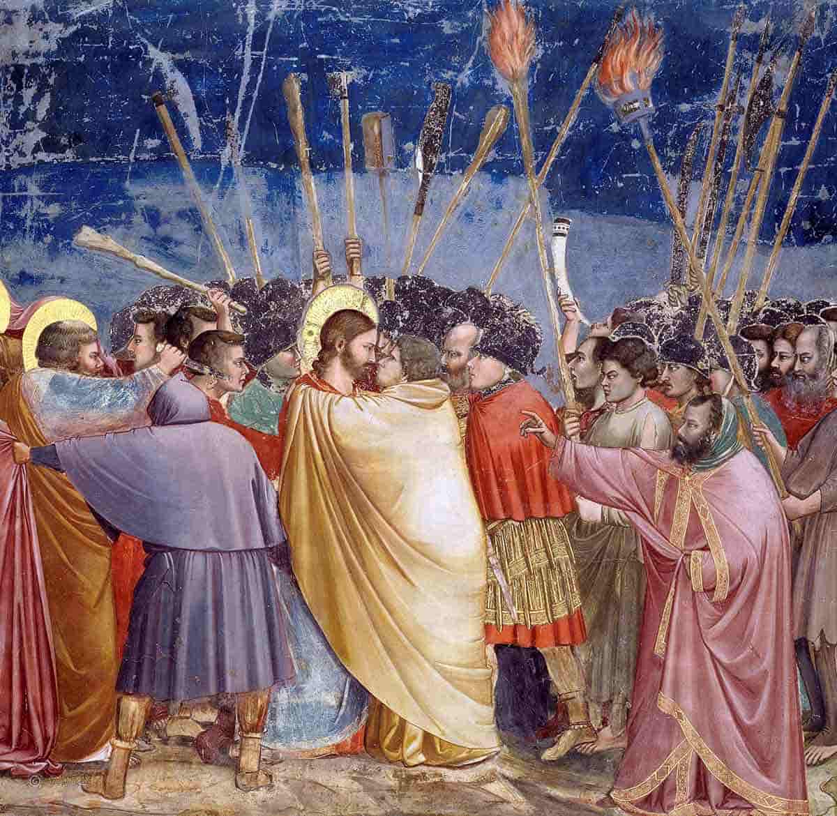 giotto judas kiss christs passion