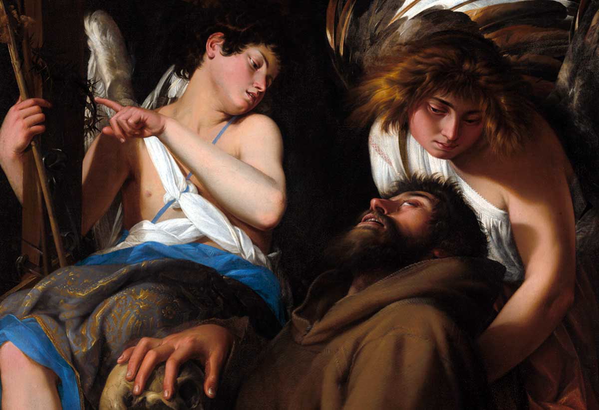 giovanni baglione ecstasy of st francis painting