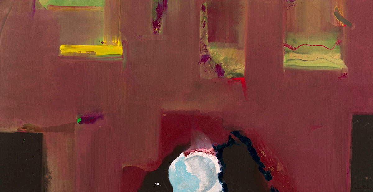 helen frankenthaler yin yang painting