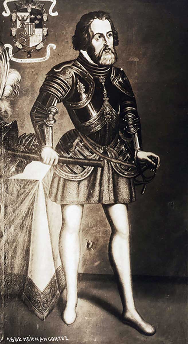 hernan cortes print