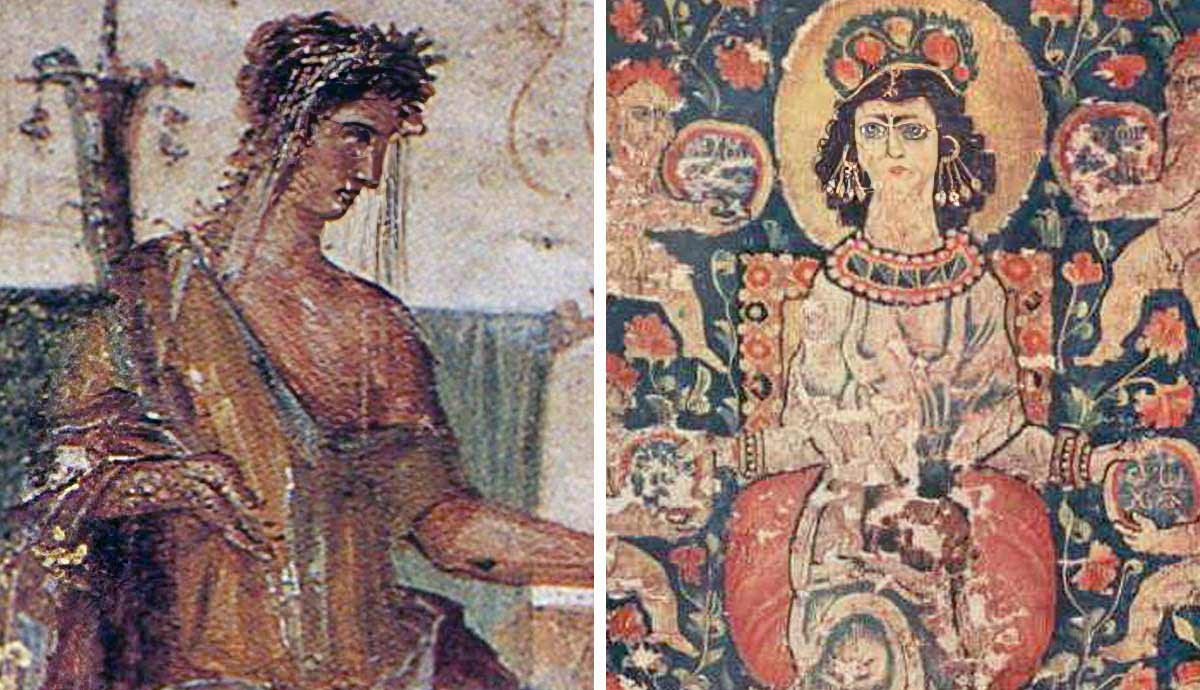 hestia and vesta greek roman goddess