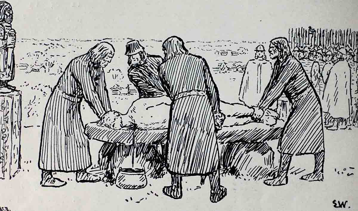 human sacrifice dolmade werenskiold