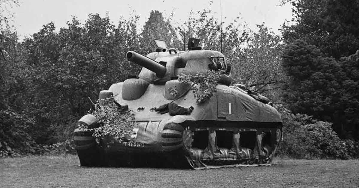 inflatable tank sherman