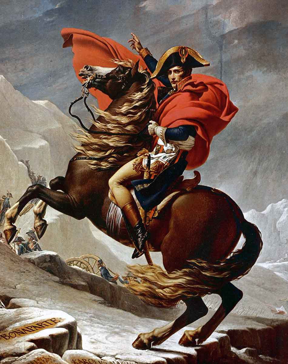 jacques louis david napoleon crossing the alps