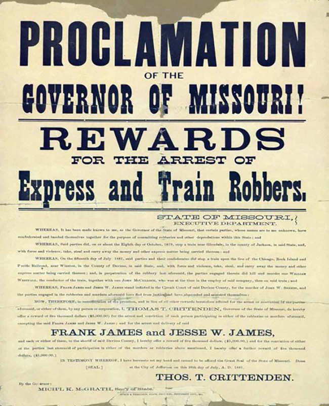 james wanted poster