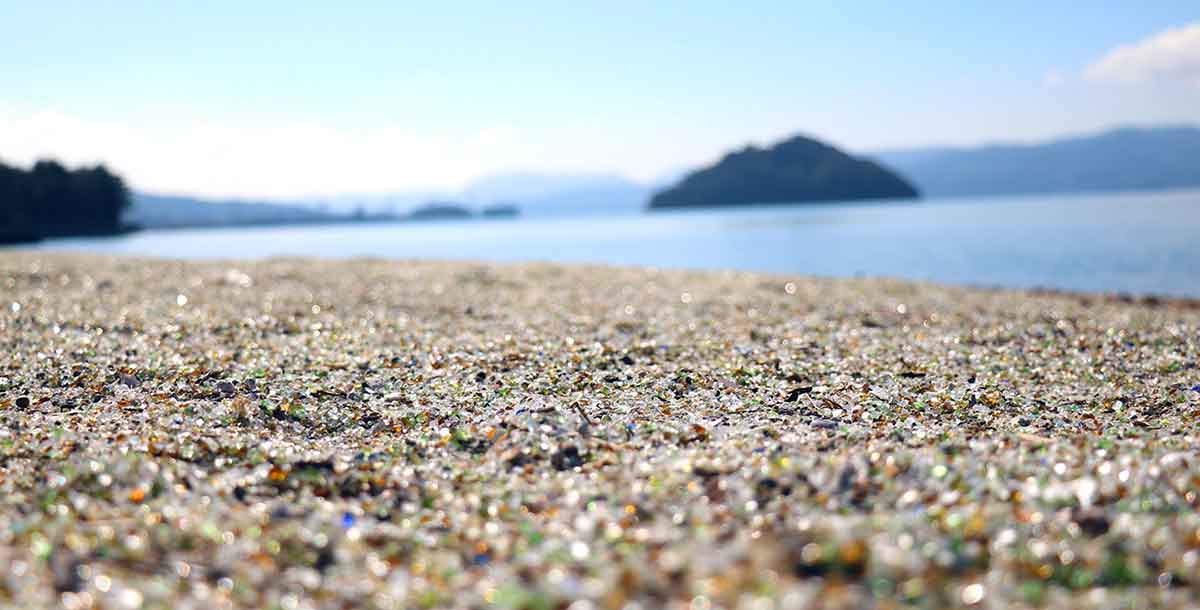 japan glass beach