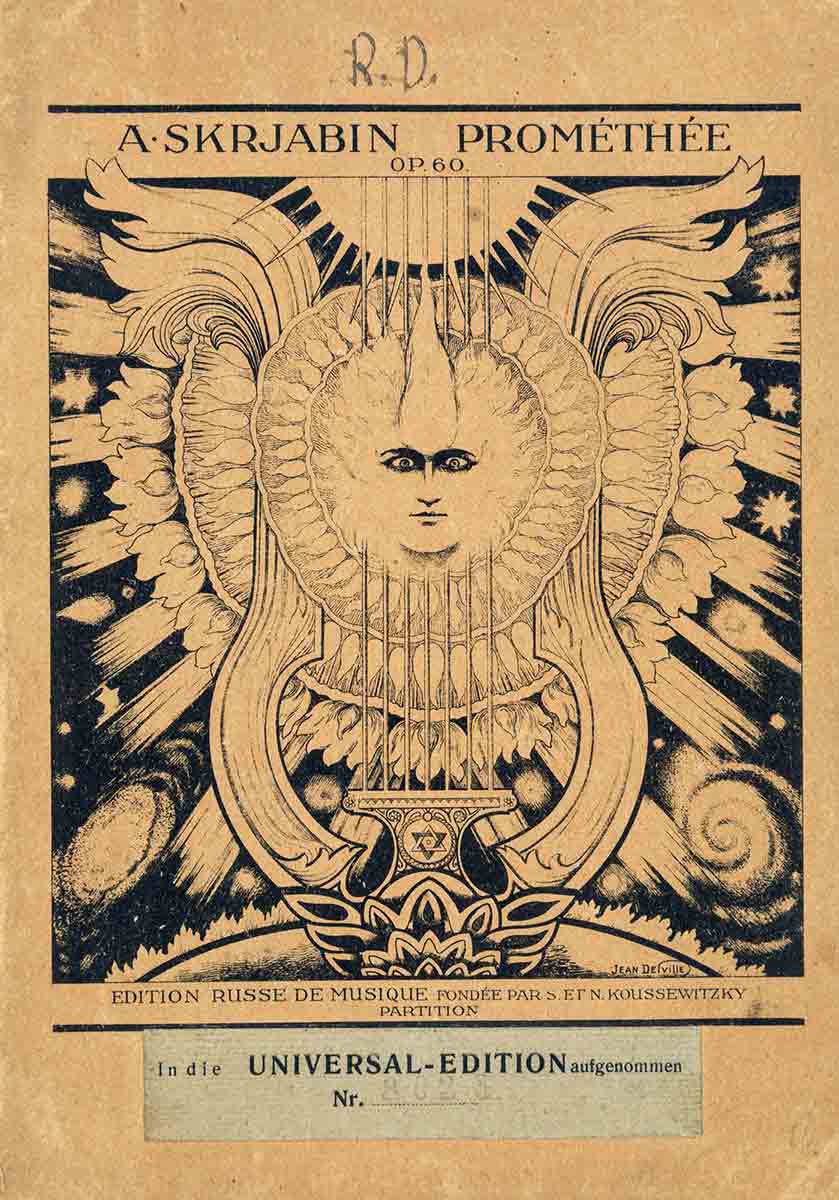 jean delville cover prometheus poem fire skriabin