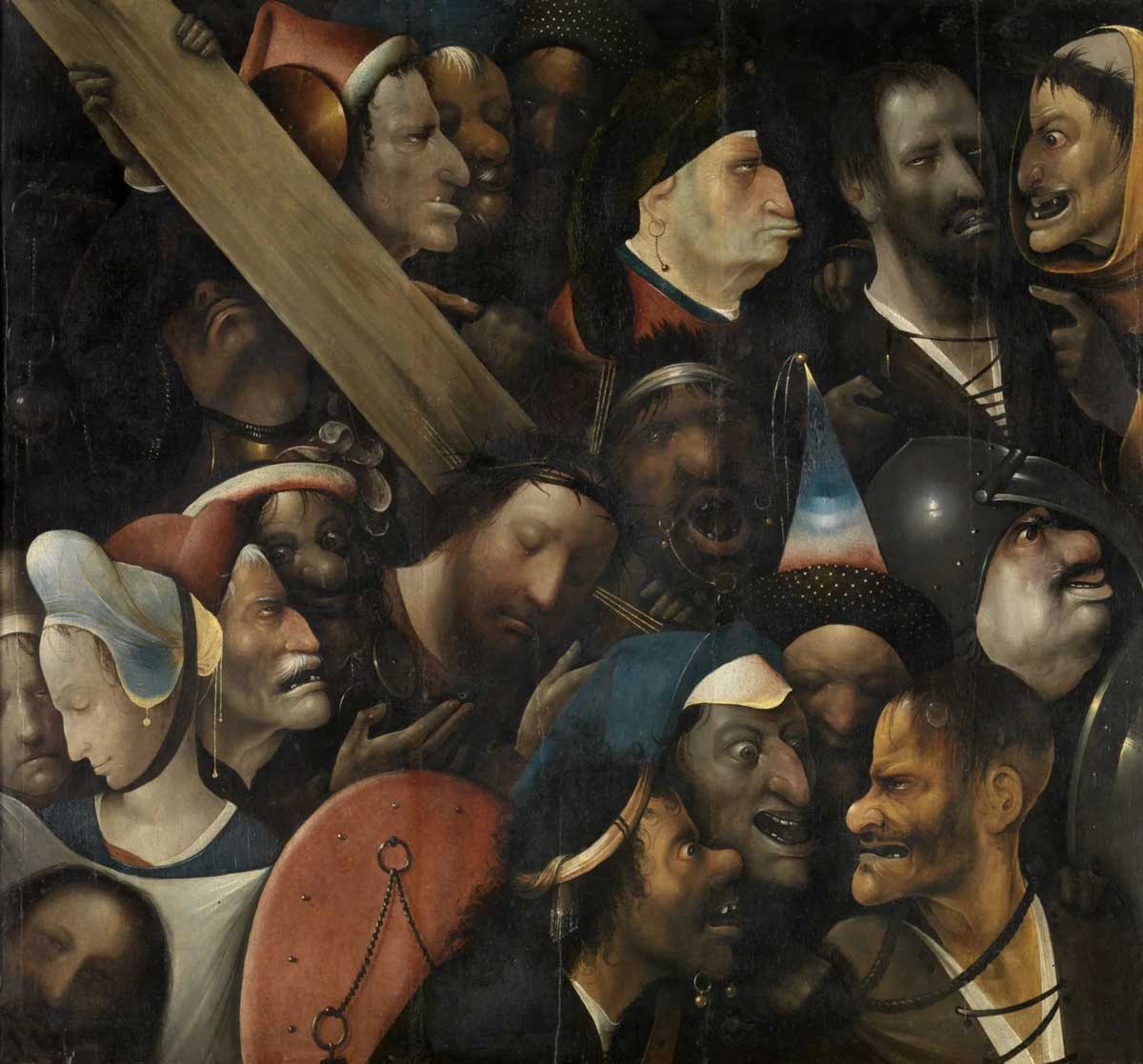 jheronimus bosch christ carrying cross painting