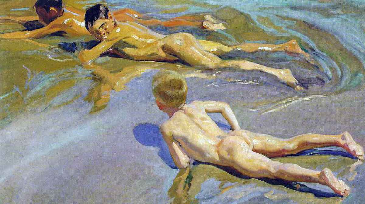 joaquin sorolla y bastida children painting