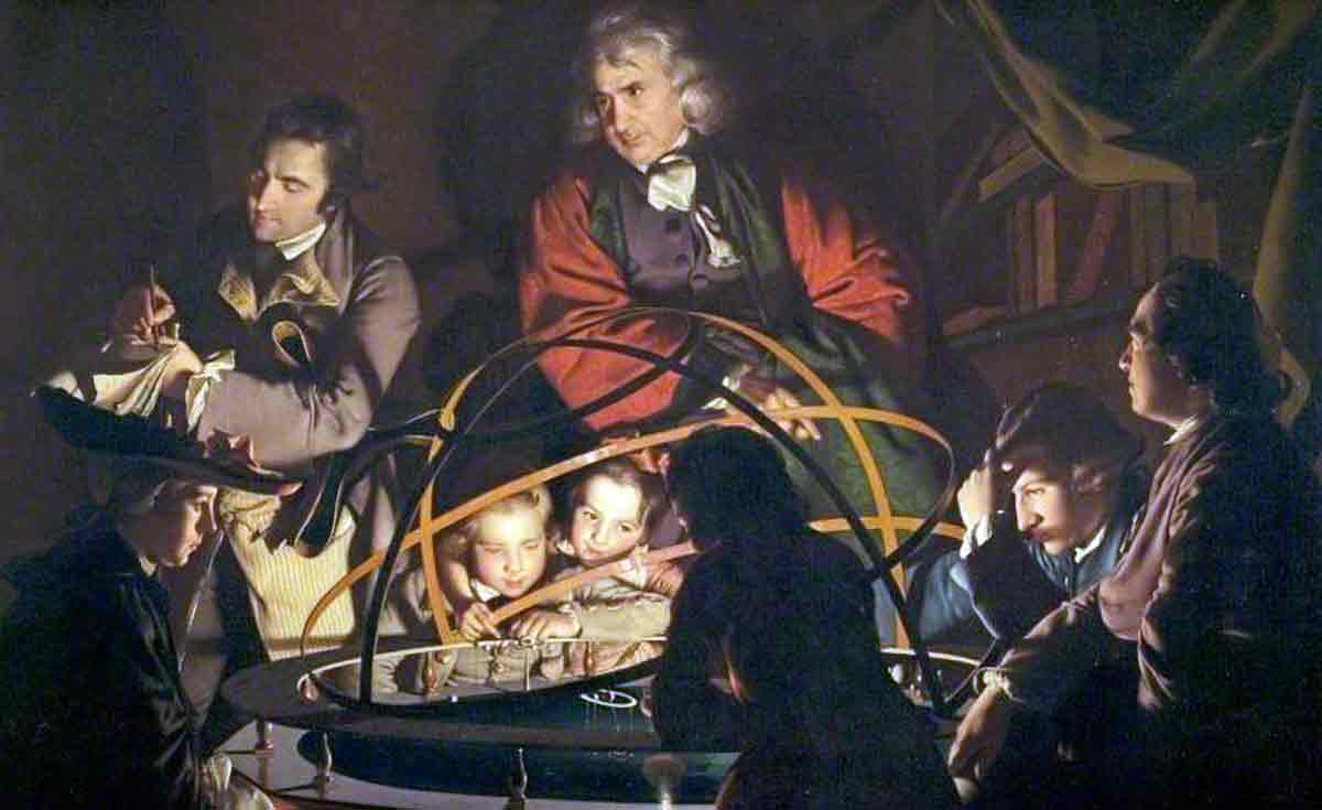 joseph wright of derby philosopher giving lecture painting