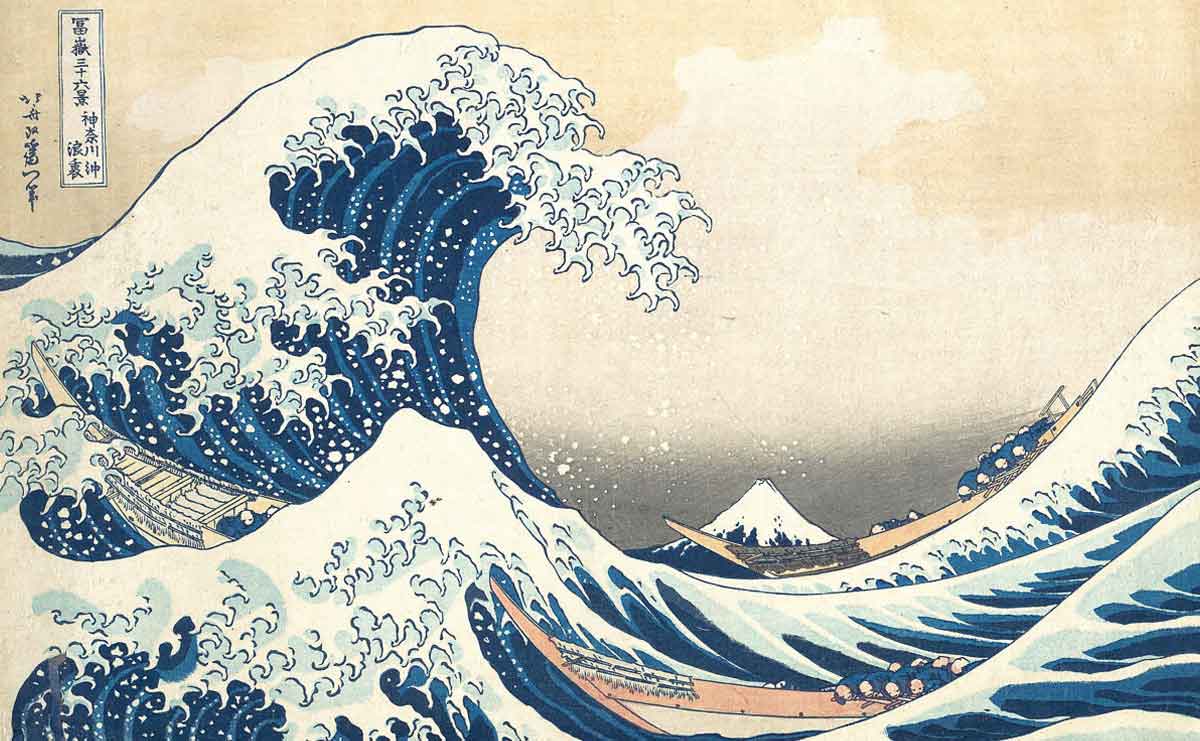 katsushika hokusai great wave painting