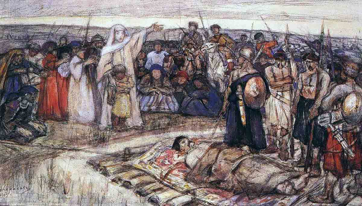 kievan rus viking funeral