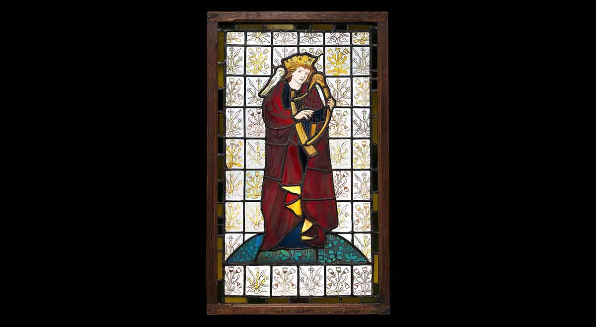 king david stained glass