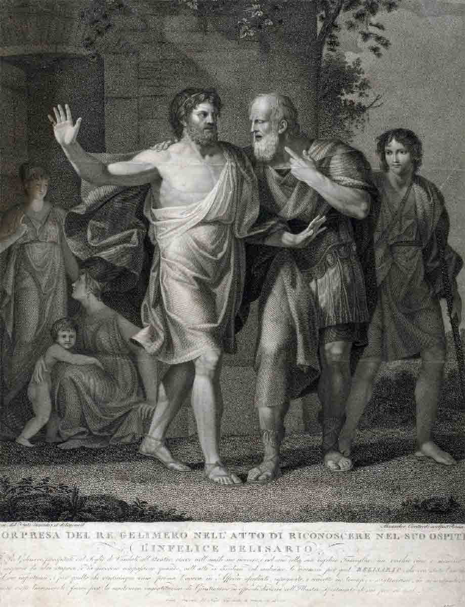 king gelimer belisarius print