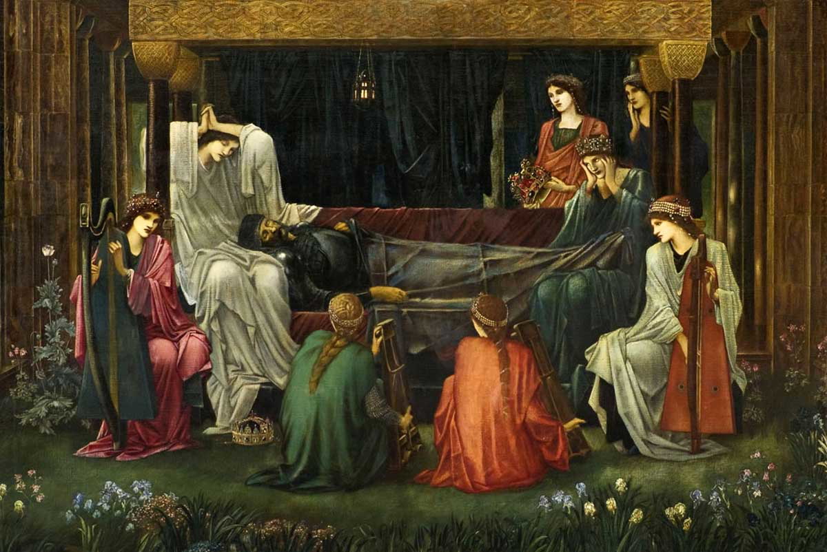 last sleep arthur avalon edward burne jones 1898