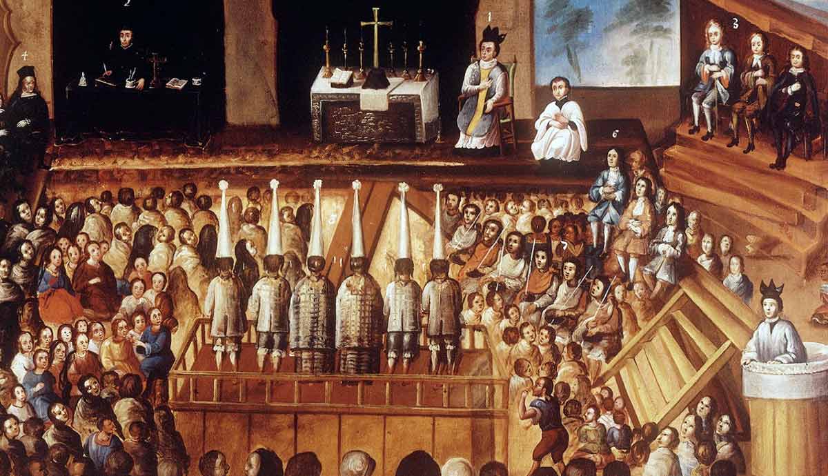 auto da fe Otzolotepec painting