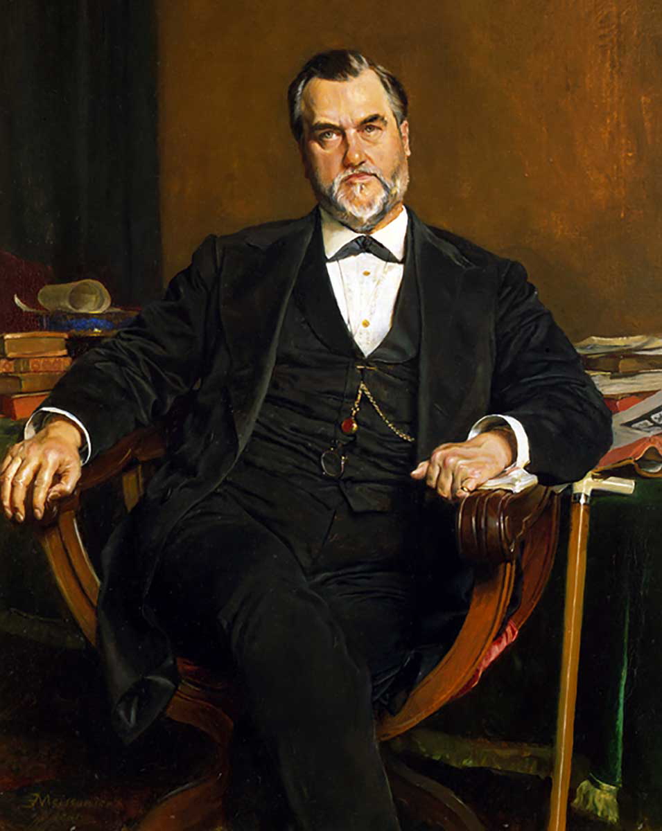 leland stanford seated painting