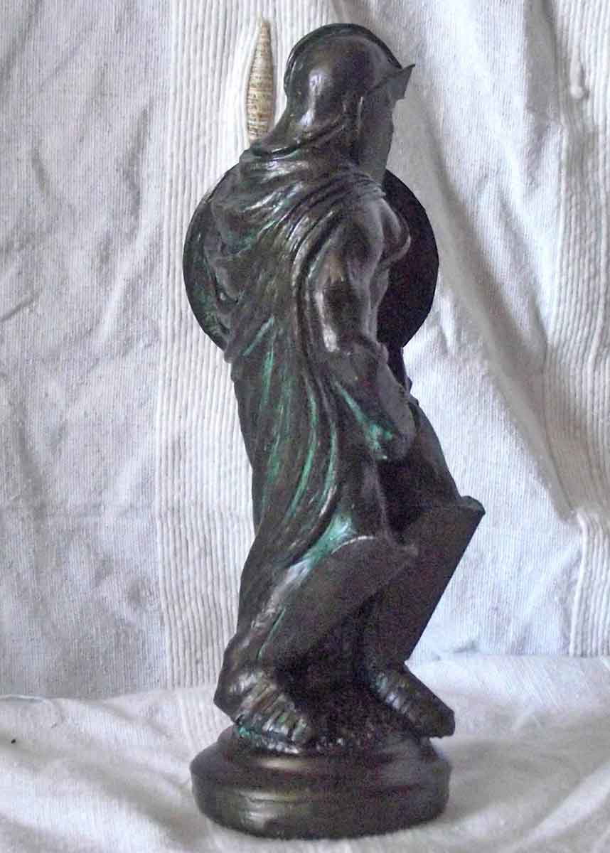 lidbury spartan warrior sculpture