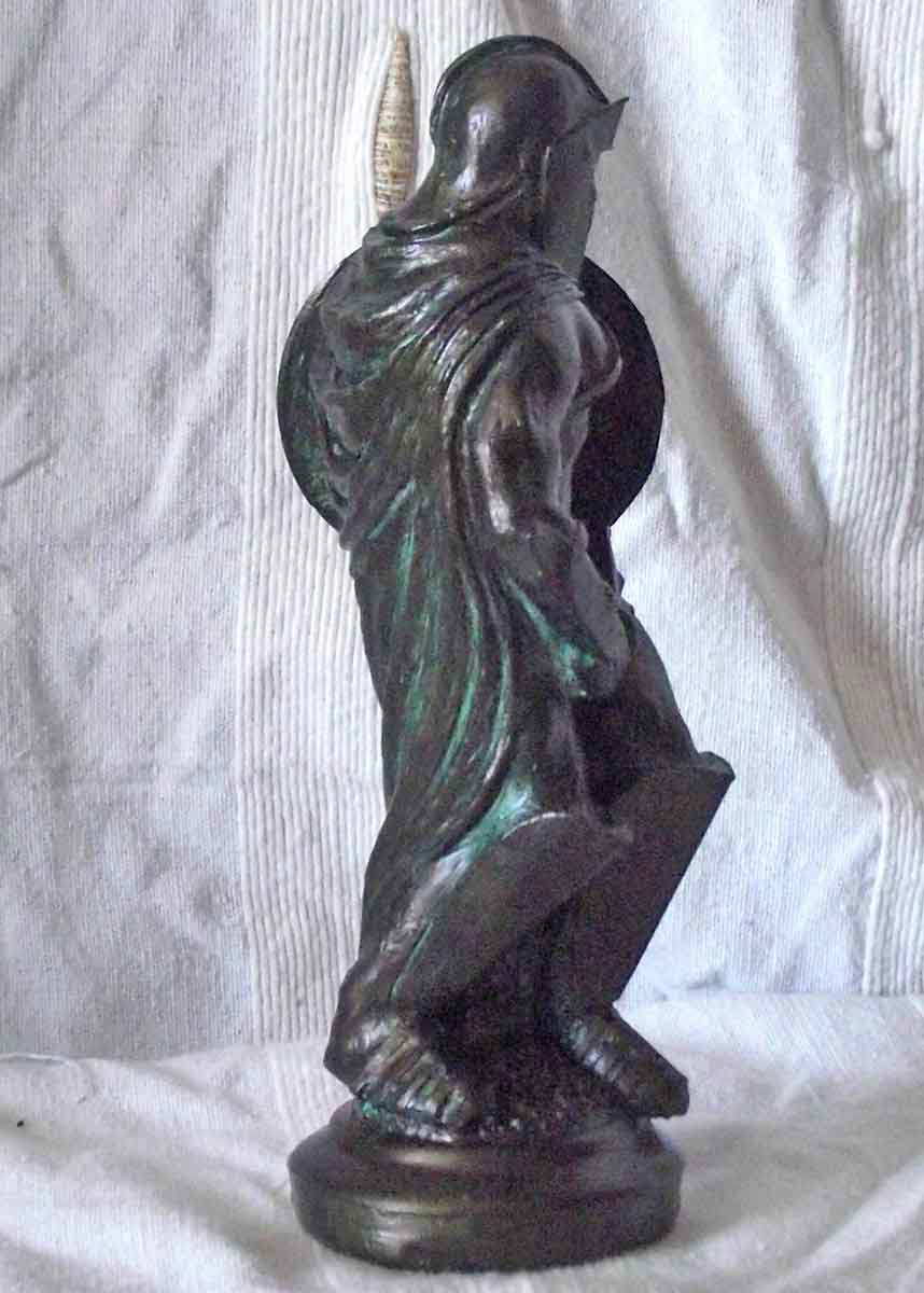 lidbury spartan warrior sculpture