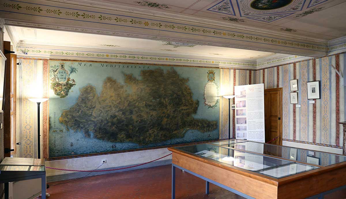 maison bonaparte exhibit ajaccio corsica photograph