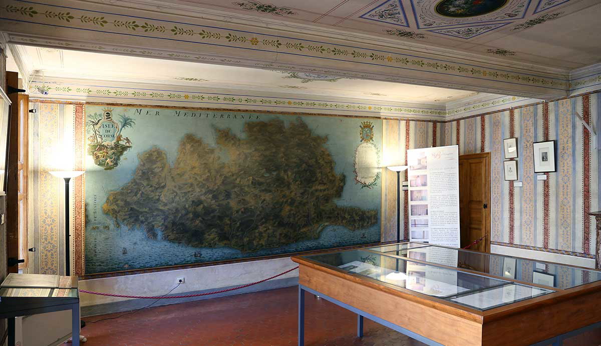 maison bonaparte exhibit ajaccio corsica photograph
