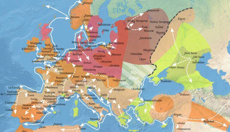 How Did the Black Death Spread?