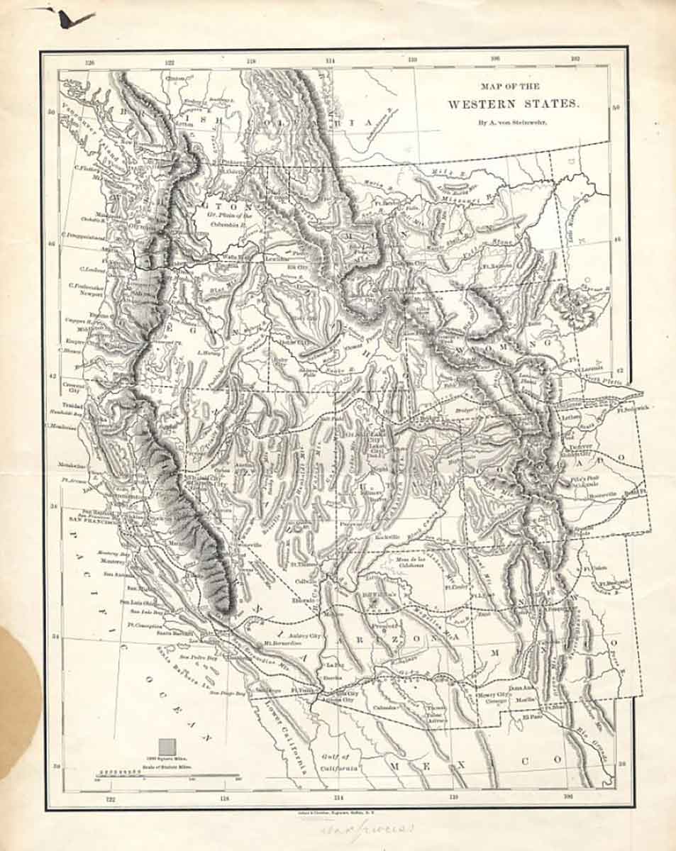 map western states