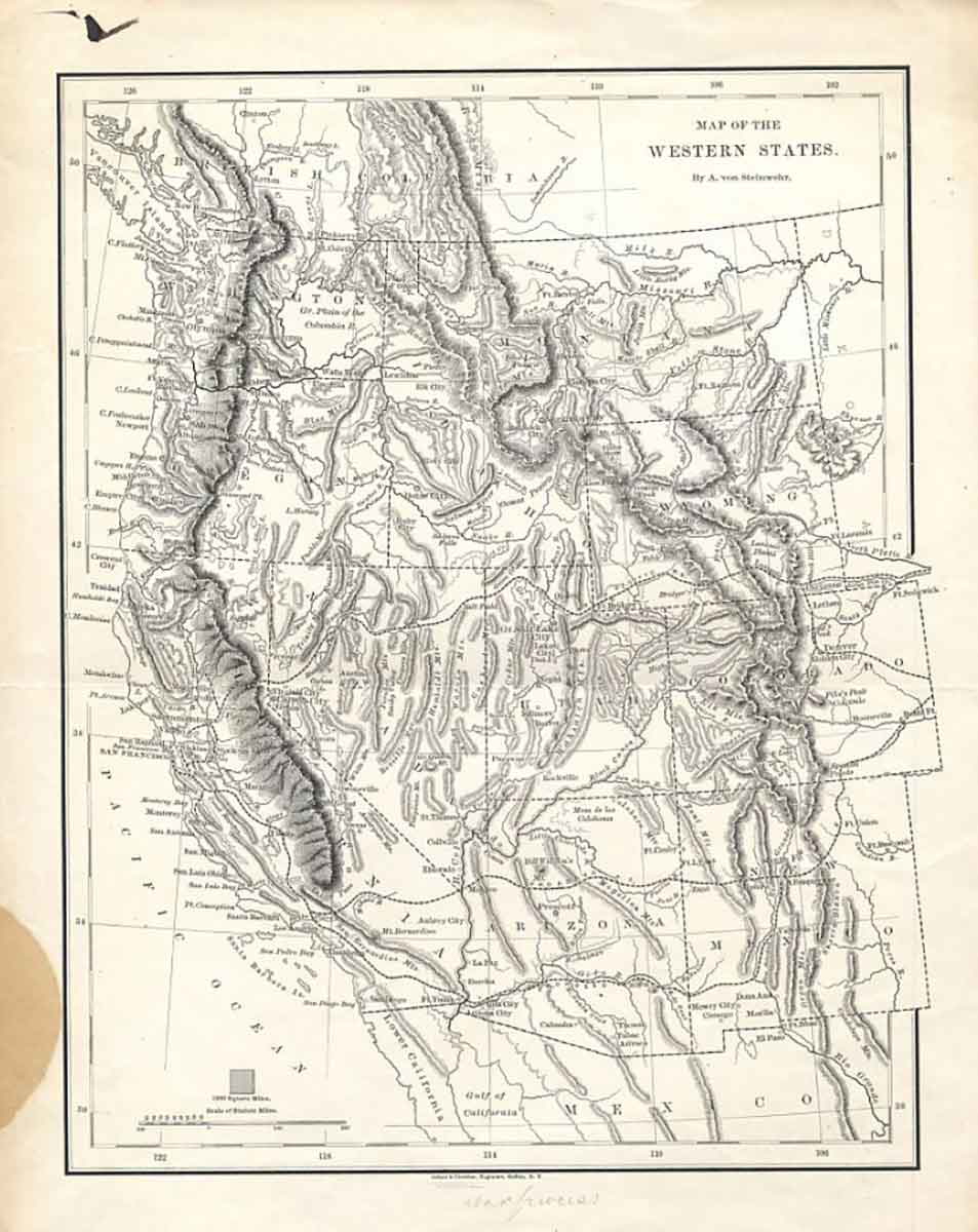 map western states