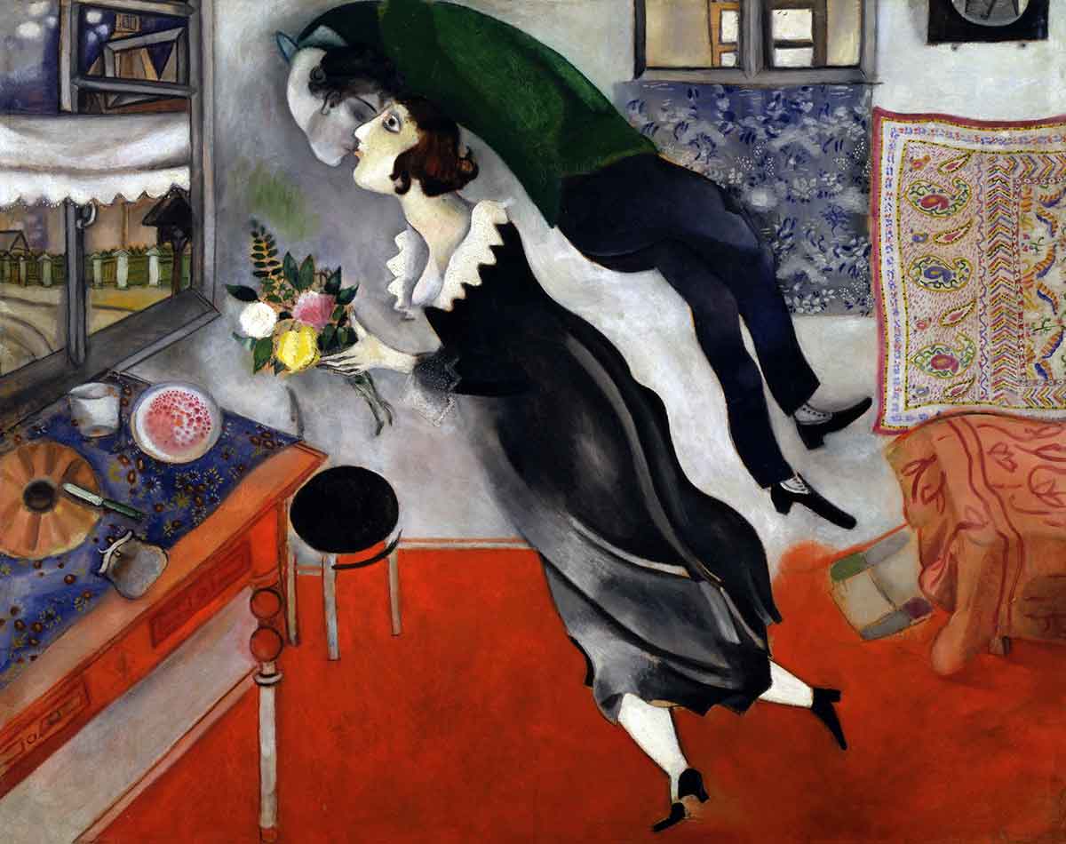 marc chagall birthday painting