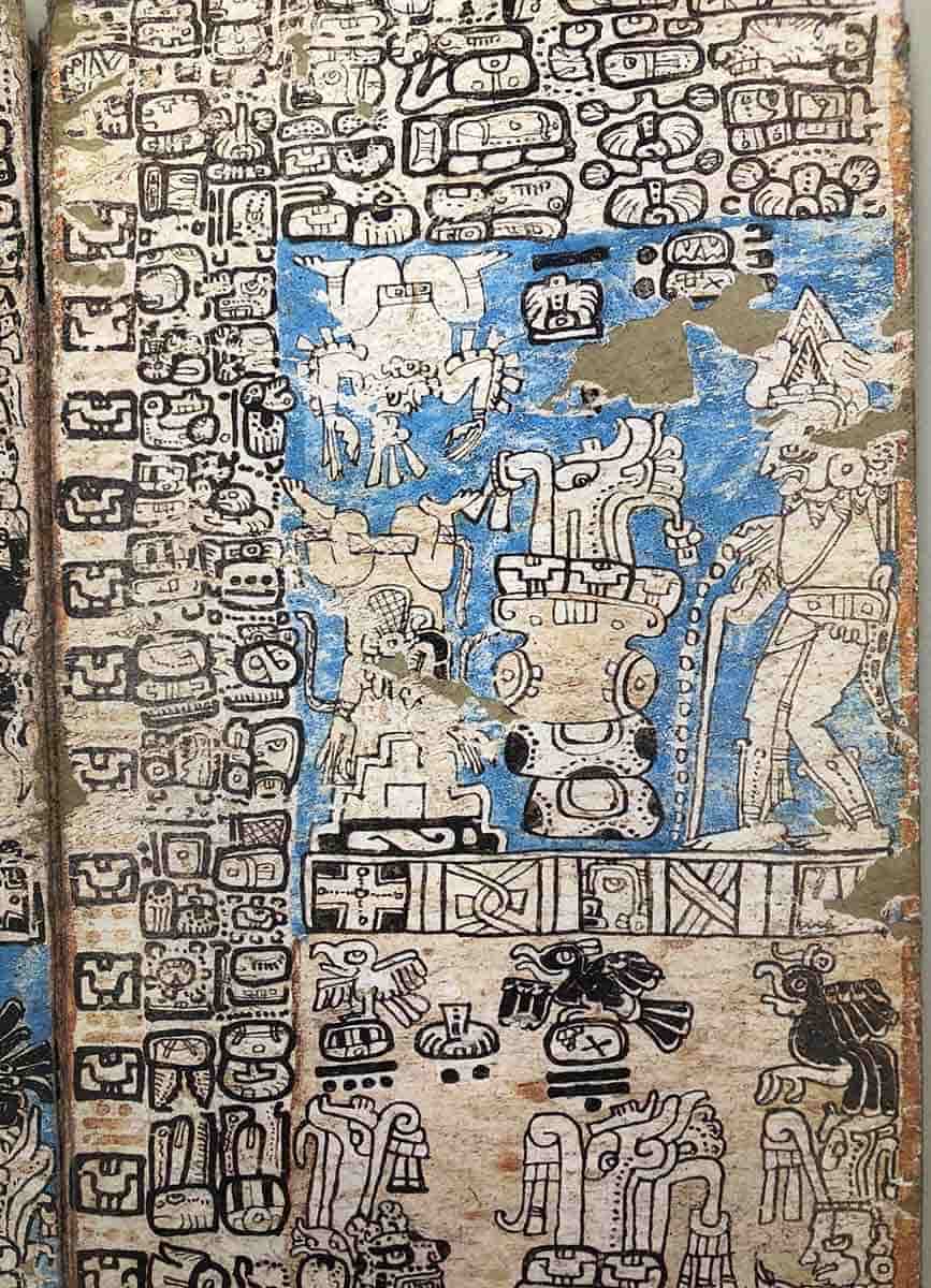 maya codex blue ink