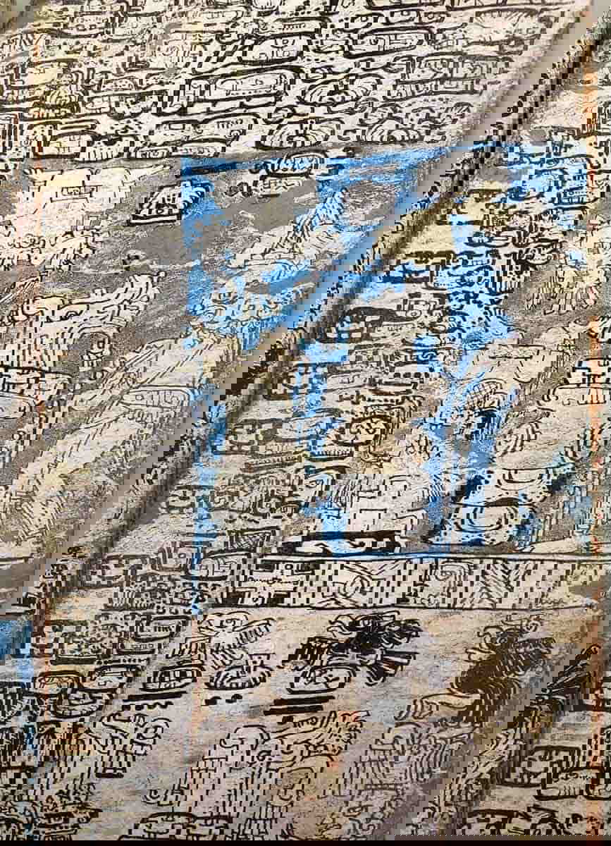 maya codex blue ink