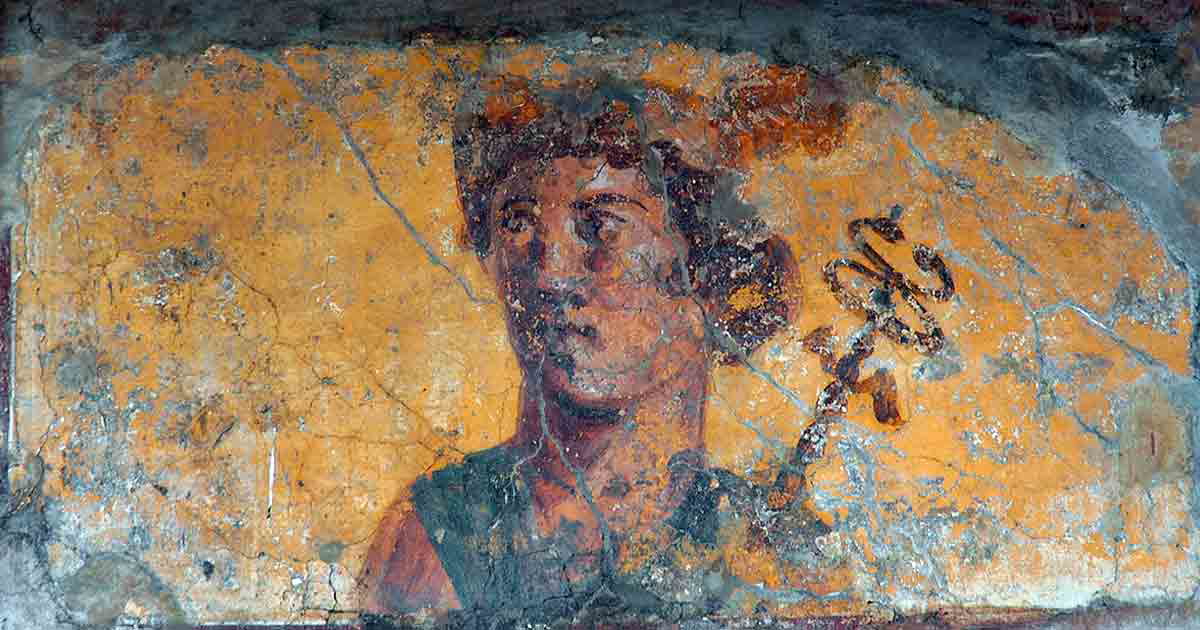 mercury god fresco pompeii sergey sosnovskiy cc by sa 4