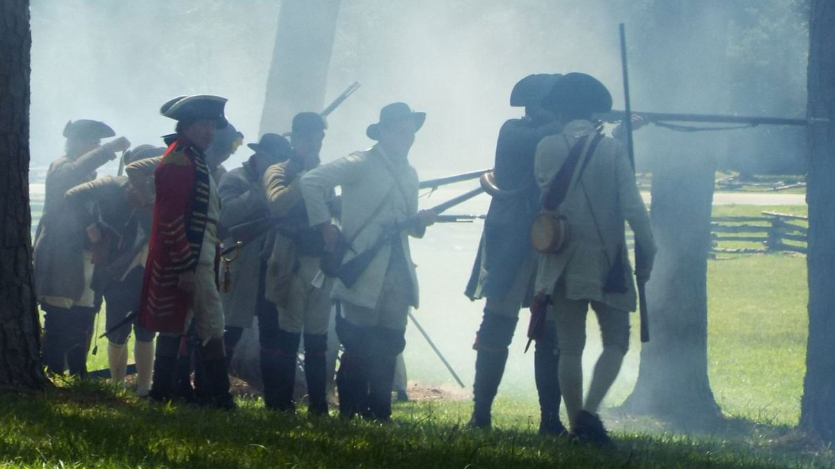 militia reenactors alamance photo