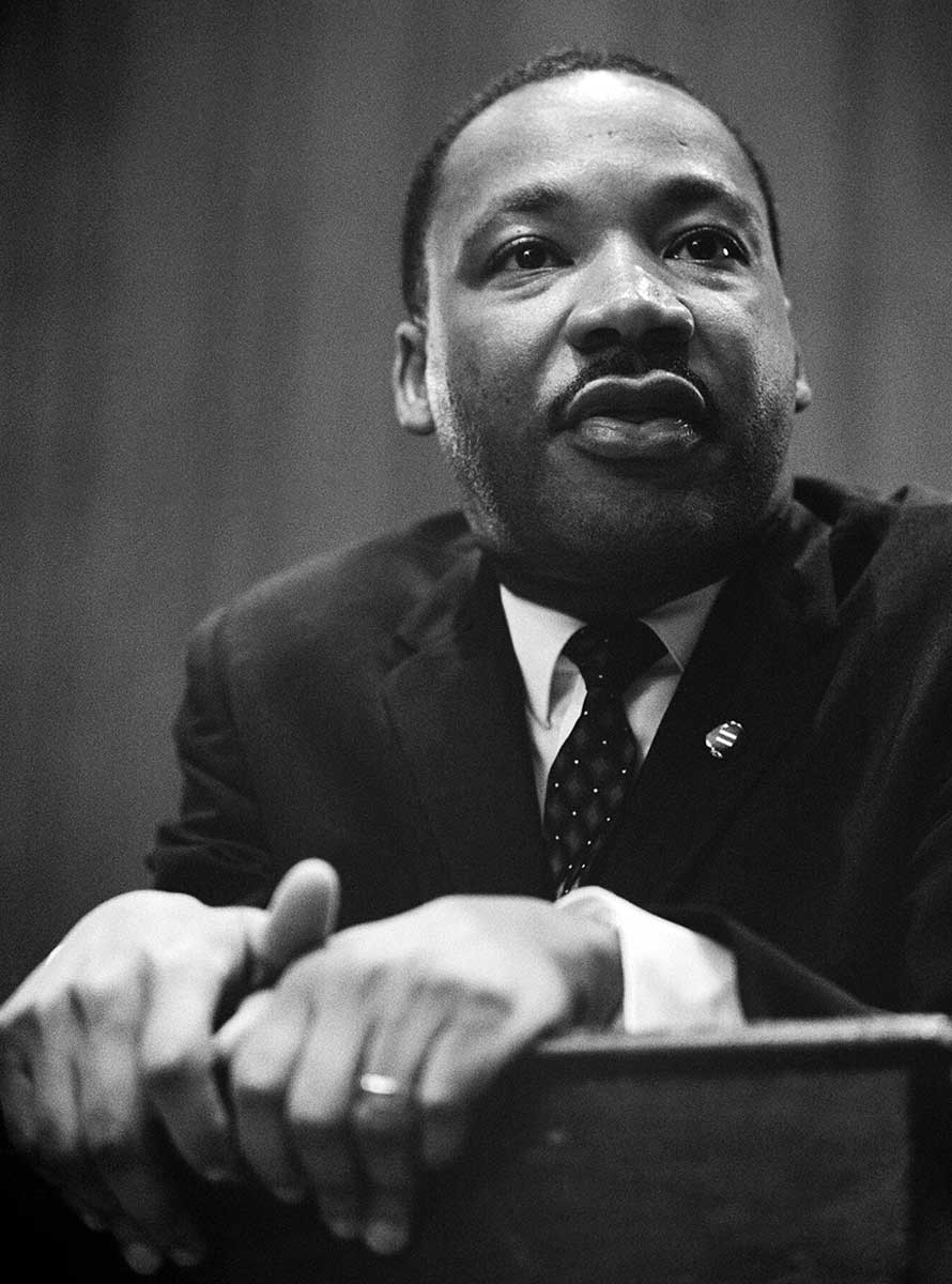 mlk jr press conference