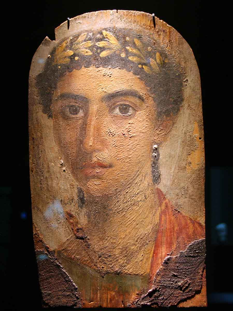 mummy portrait egyptian woman
