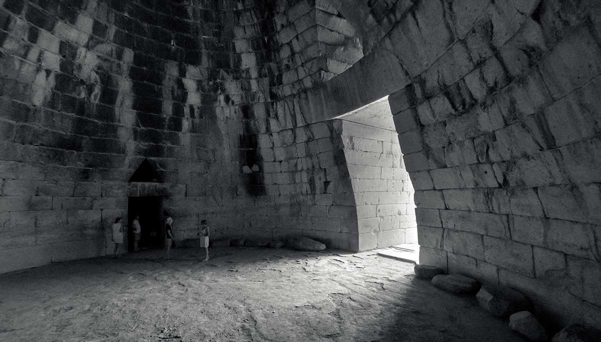 mycaenaen temple inside