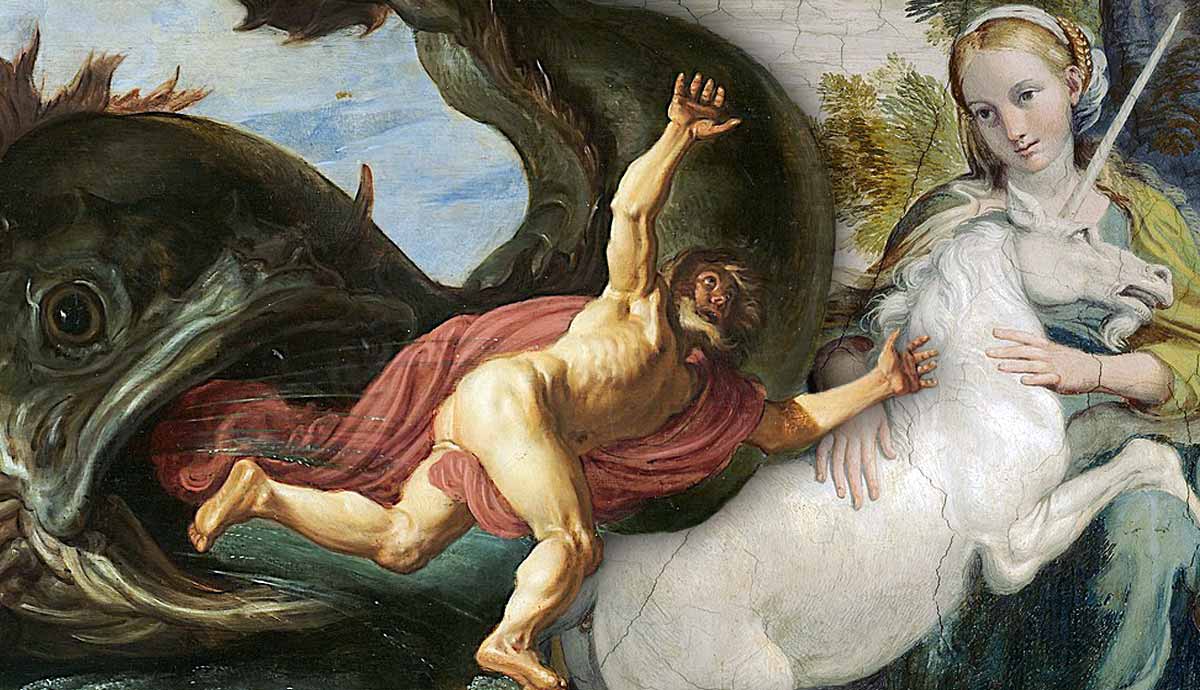 jonah whale pieter lastman with virgin unicorn domenichino