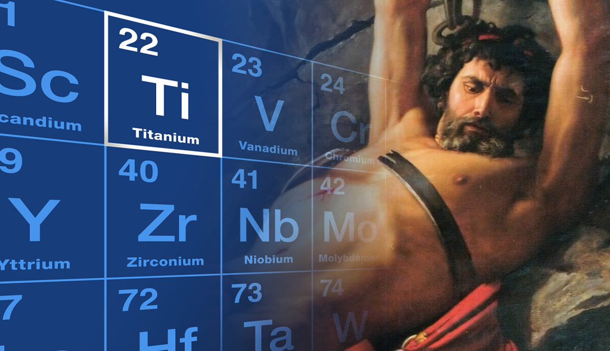 Prometheus and Titanium periodic table overlay